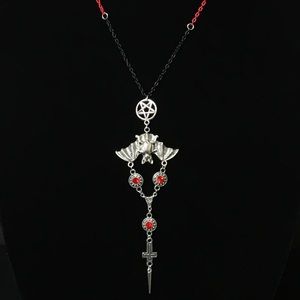 Handmade by me One of a kind  gothic necklace